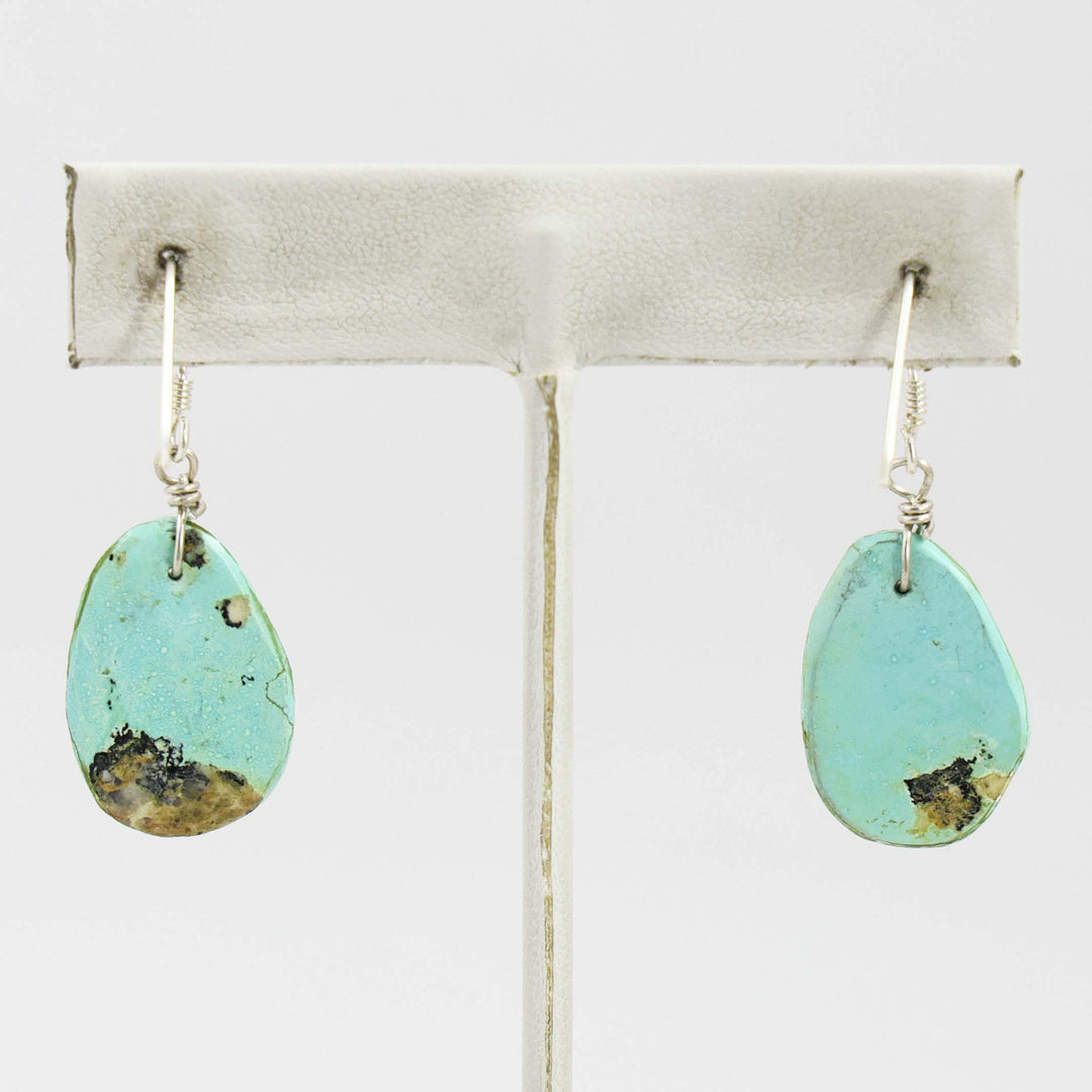 Carico Lake Turquoise Slab Earrings