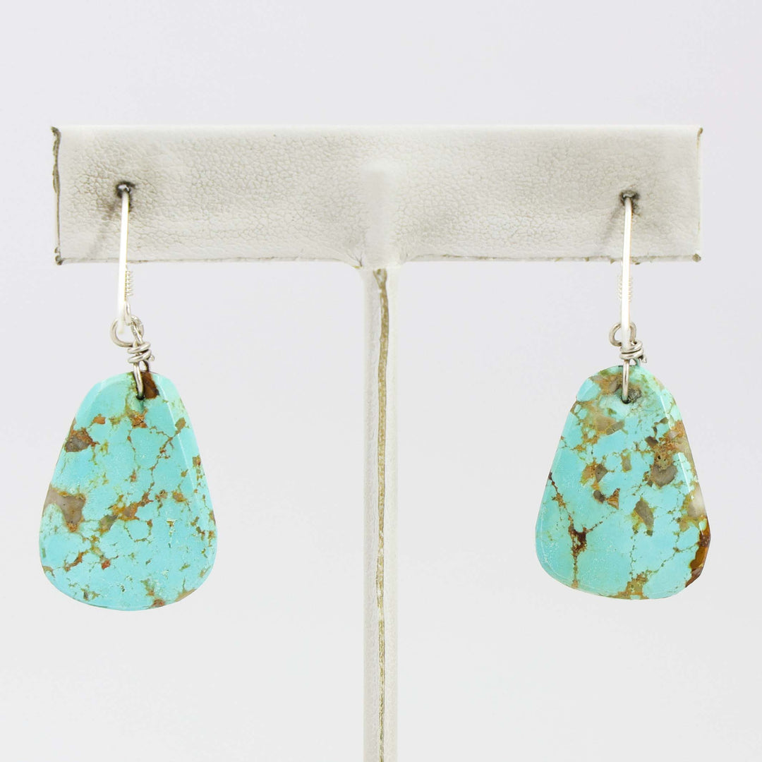 Royston Turquoise Slab Earrings