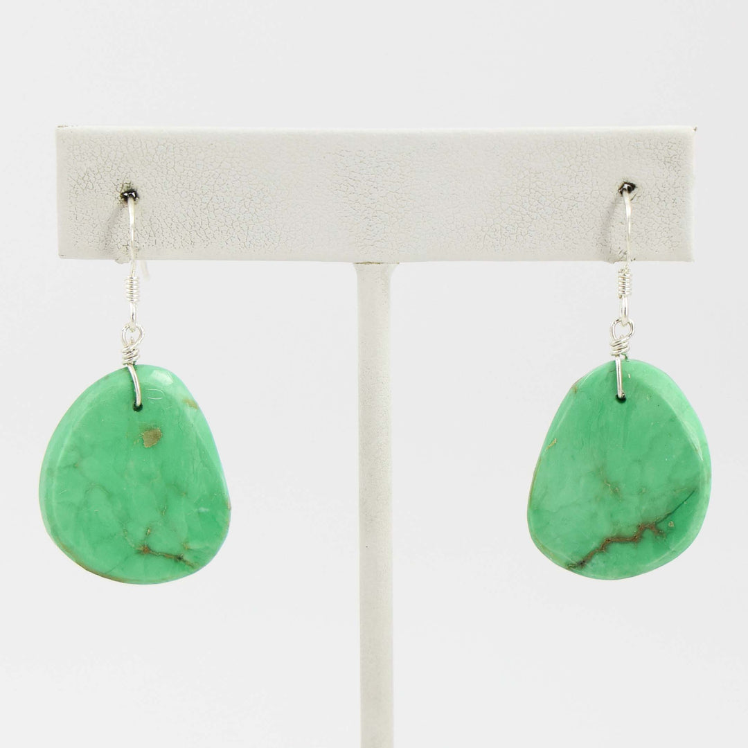 Variscite Slab Earrings