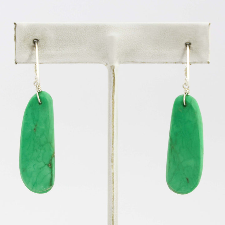 Variscite Slab Earrings