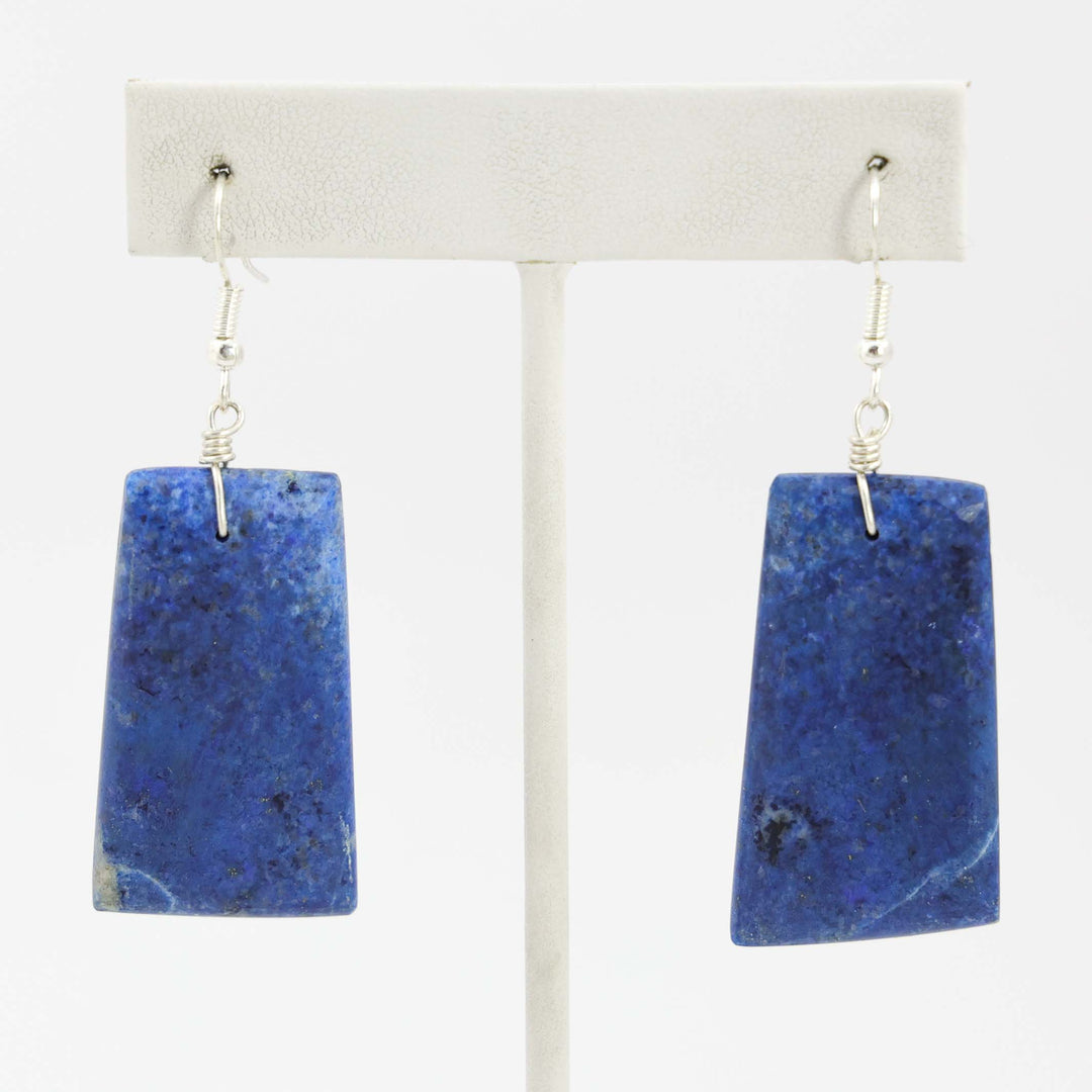 Lapis Slab Earrings