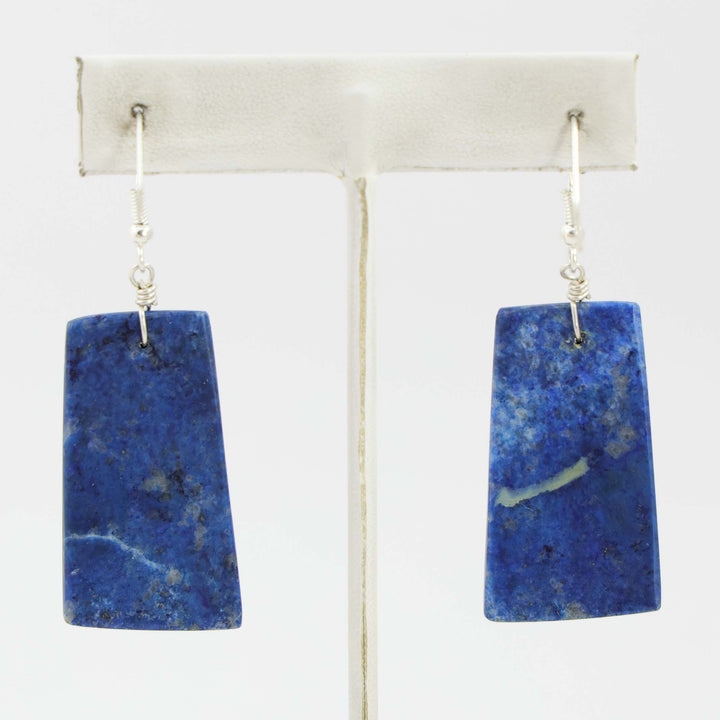 Lapis Slab Earrings
