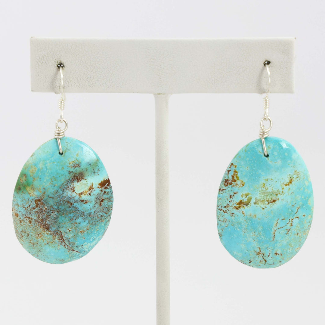 Royston Turquoise Slab Earrings