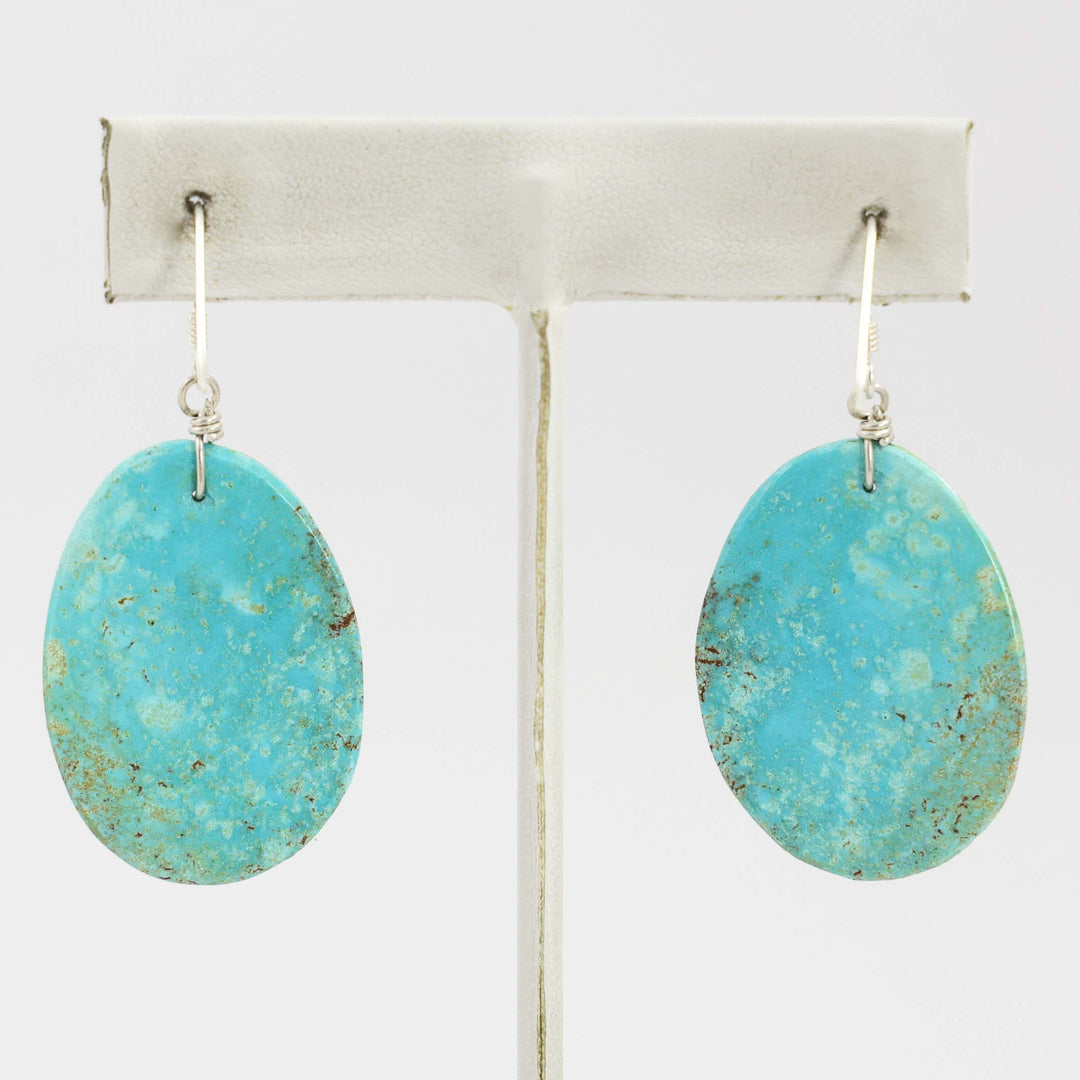 Royston Turquoise Slab Earrings