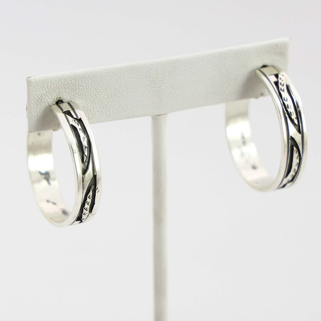 Silver Hoop Earrings