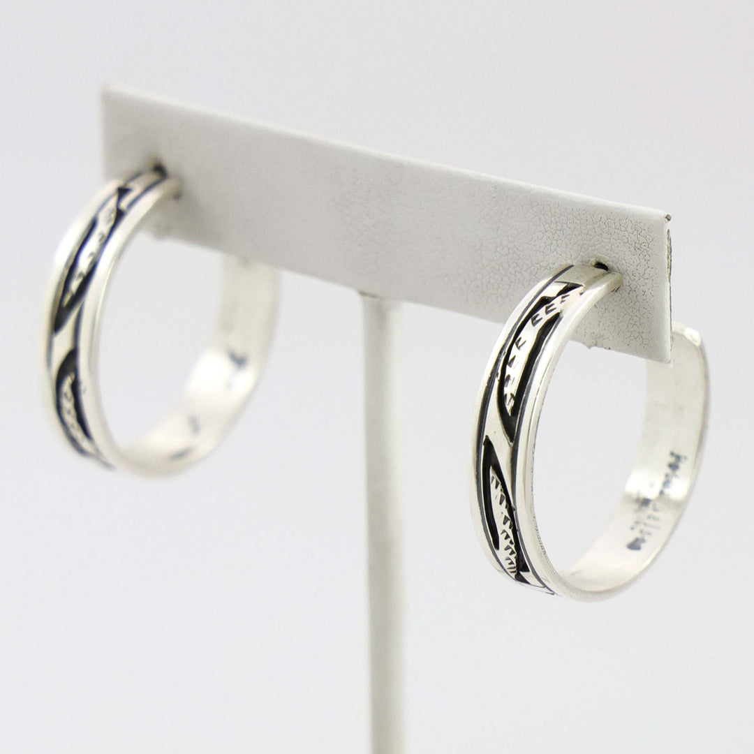 Silver Hoop Earrings