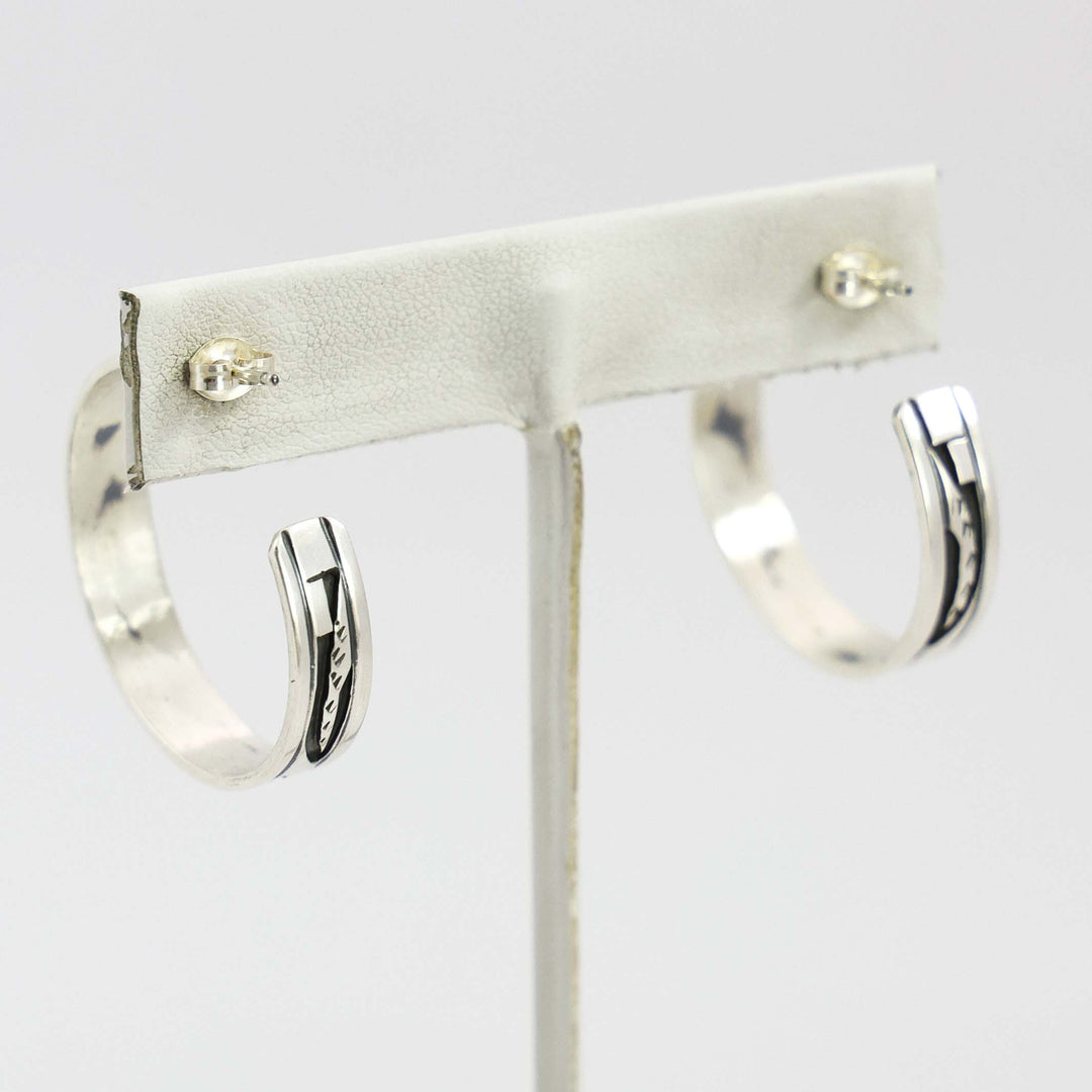 Silver Hoop Earrings