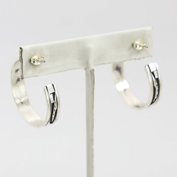 Silver Hoop Earrings
