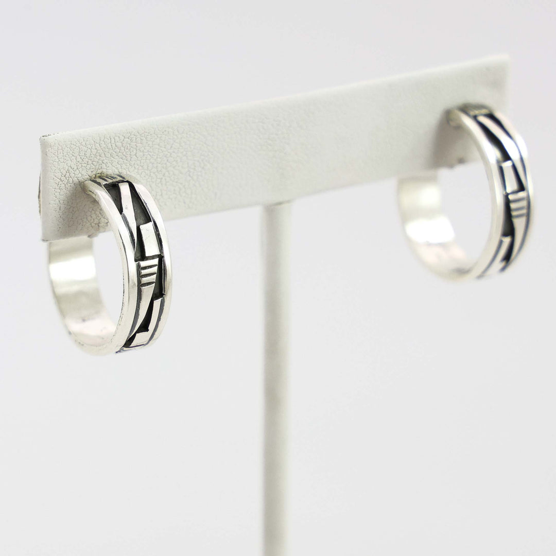 Silver Hoop Earrings