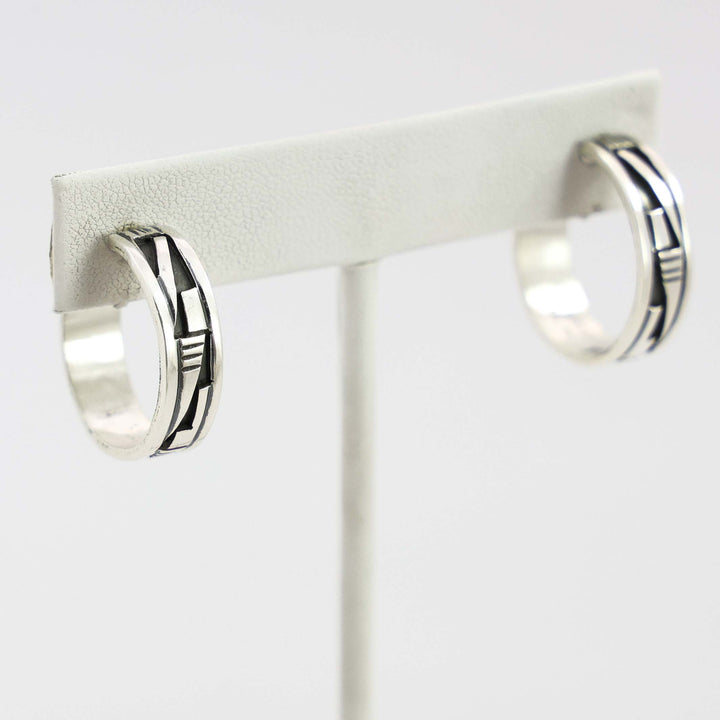 Silver Hoop Earrings