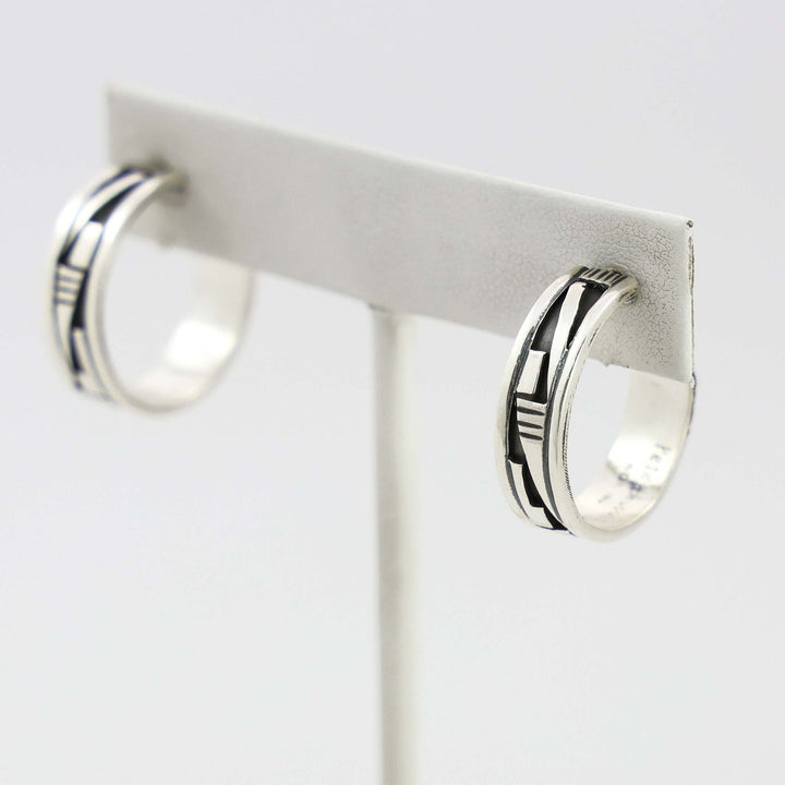 Silver Hoop Earrings