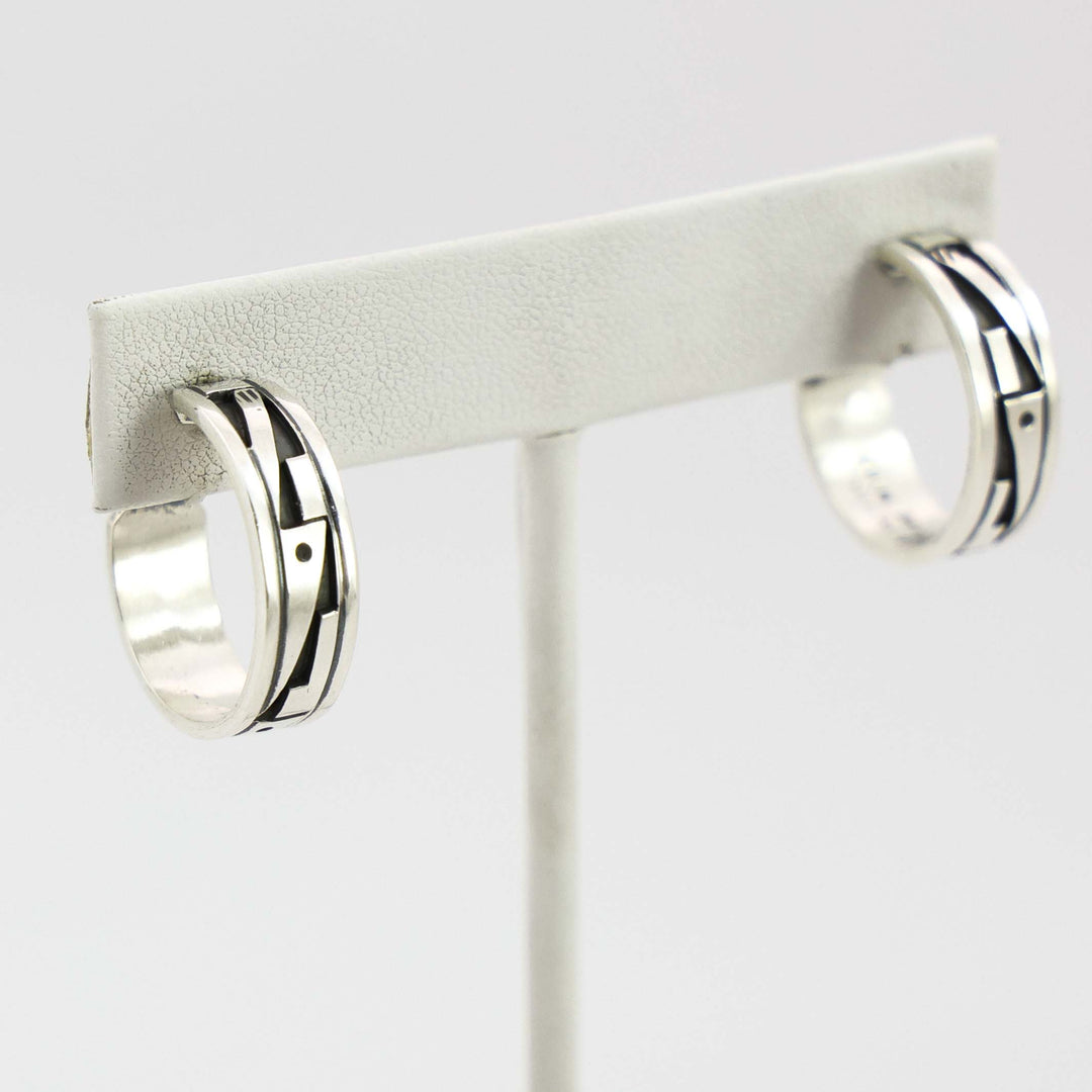 Silver Hoop Earrings