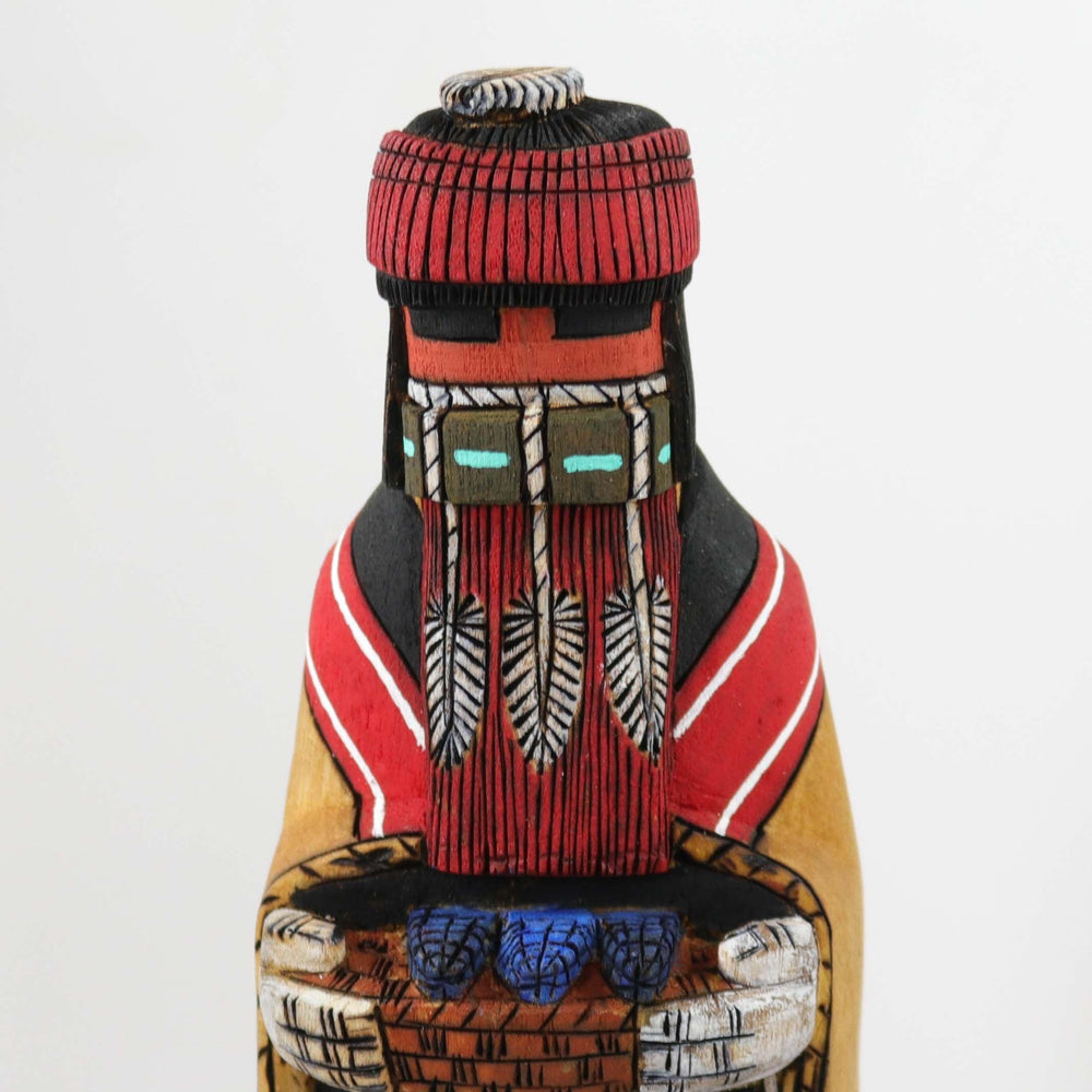 Red Beard Corn Maiden Kachina by Bennett Sockyma - Garland's