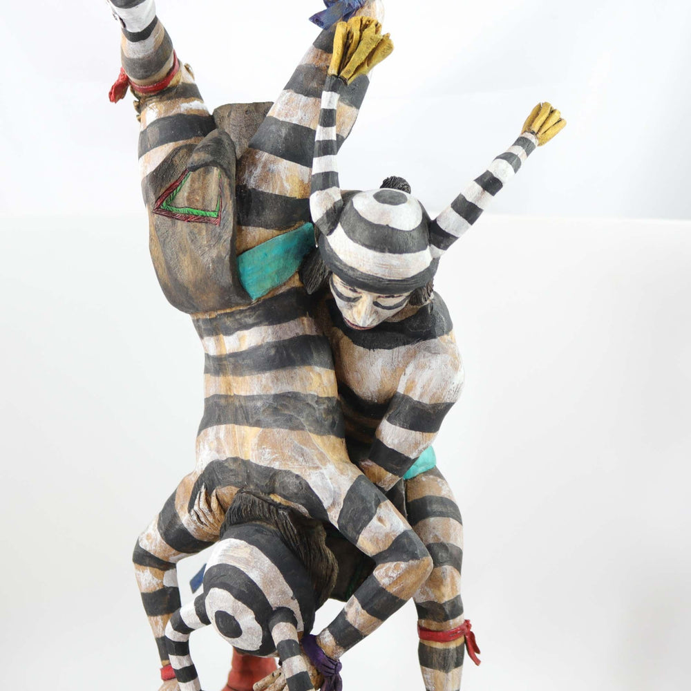 Wrestling Hano Clowns by Raymond Chee - Garland's
