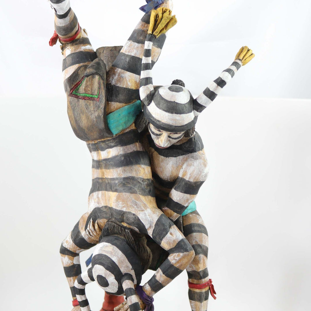 Wrestling Hano Clowns by Raymond Chee - Garland's