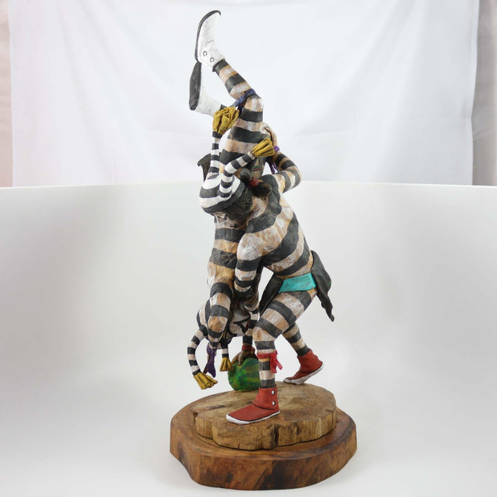 Wrestling Hano Clowns by Raymond Chee - Garland's