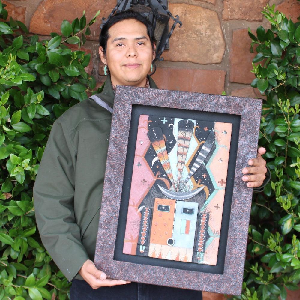 Warrior Yei Sandpainting by Joe Stephen Ben - Garland's