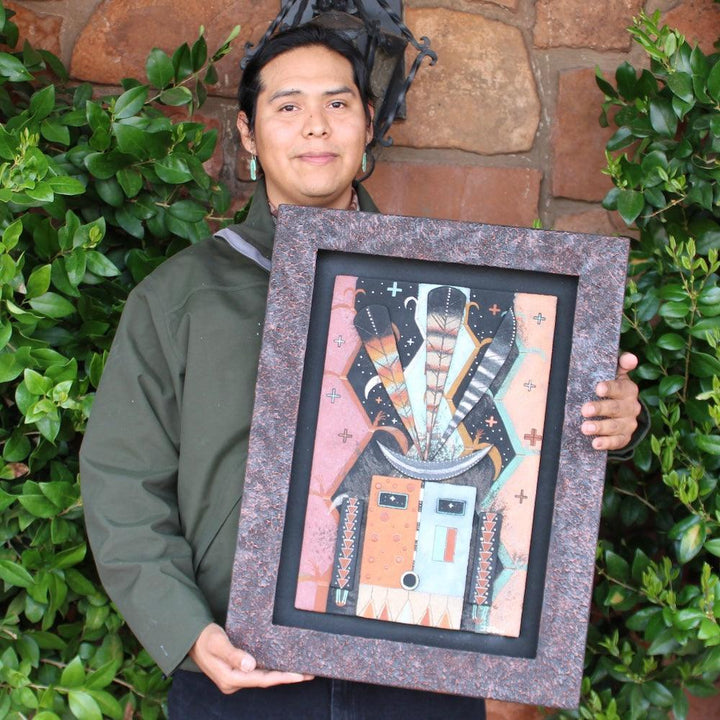Warrior Yei Sandpainting by Joe Stephen Ben - Garland's