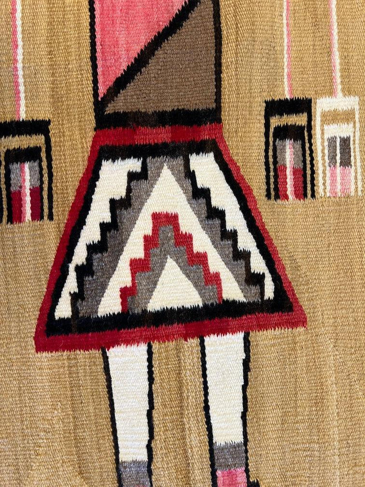 Tapis de peinture au sable des années 1930