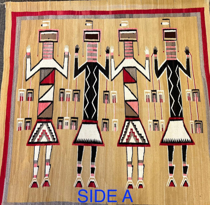 1930s Sandpainting Rug by Vintage Collection - Garland's