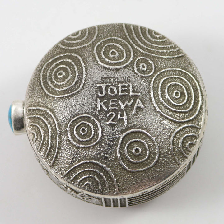 Morenci Turquoise Seed Jar by Joel Pajarito - Garland's