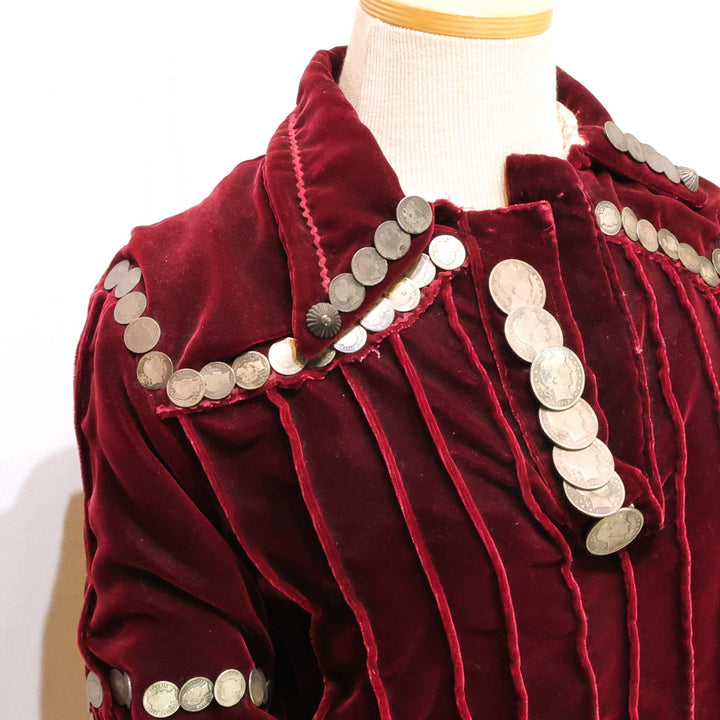 1920s Navajo Velvet Blouse