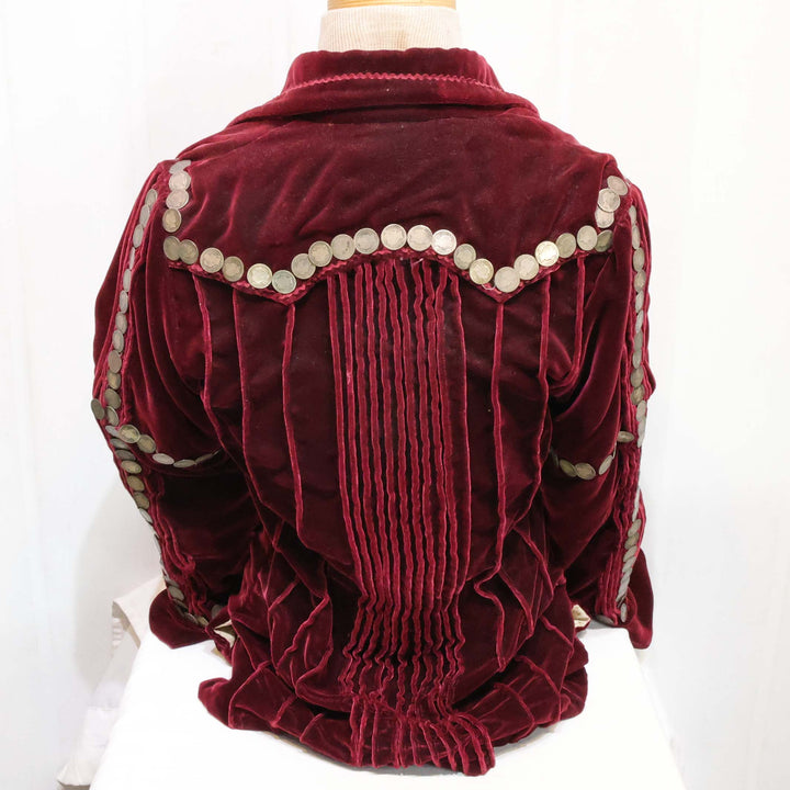 1920s Navajo Velvet Blouse