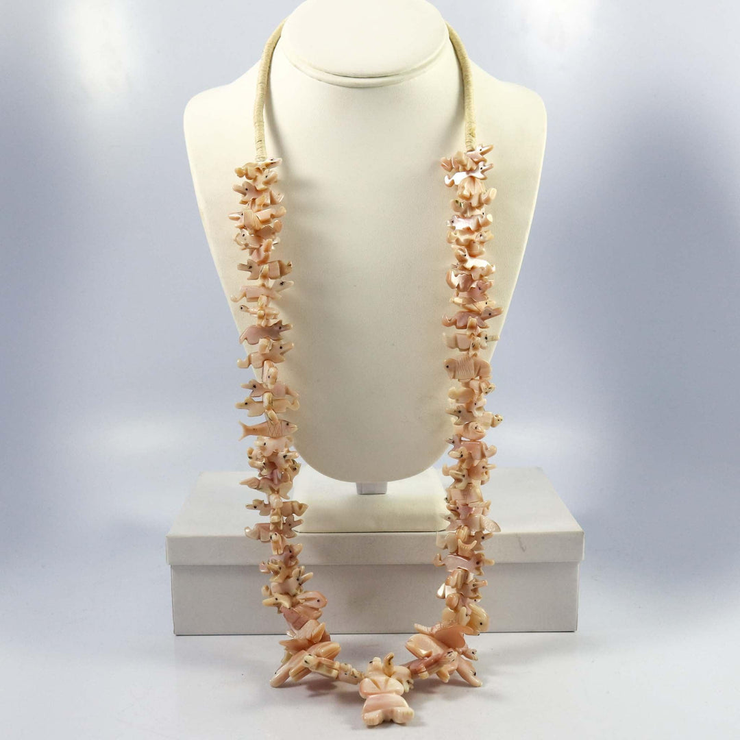 Mother of Pearl Fetish Necklace by Vintage Collection - Garland's