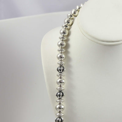 Silver Bead Necklace