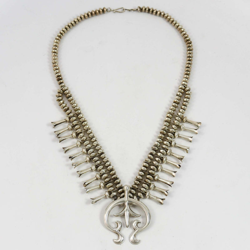 1980s Silver Squash Blossom