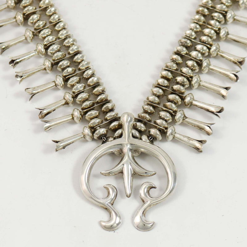 1980s Silver Squash Blossom