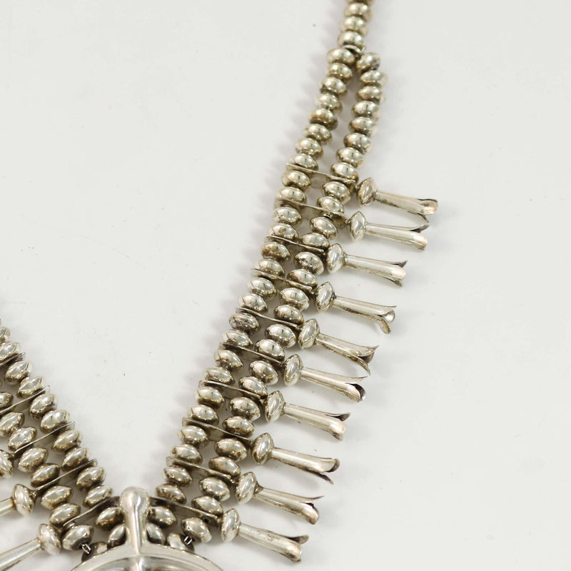 1980s Silver Squash Blossom