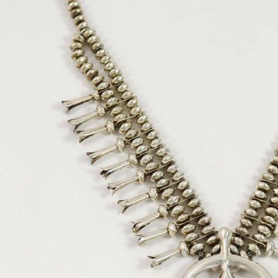 1980s Silver Squash Blossom