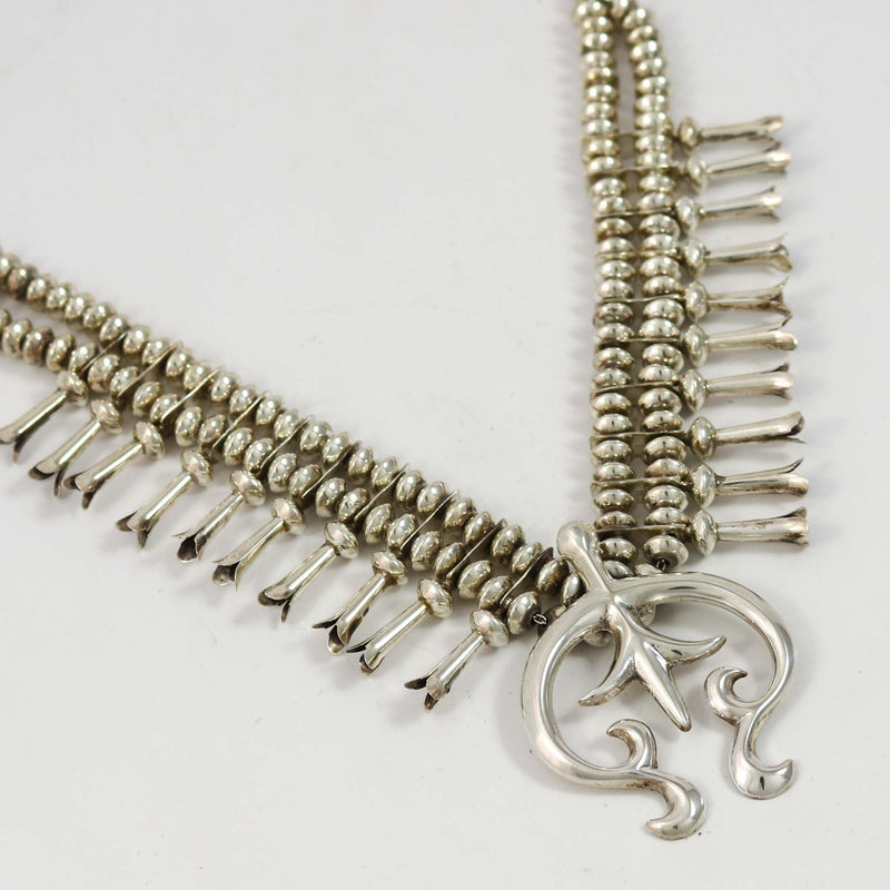 1980s Silver Squash Blossom