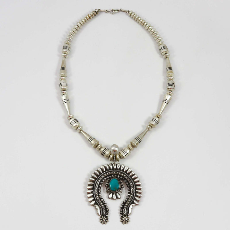 Blue Gem Turquoise Squash Blossom