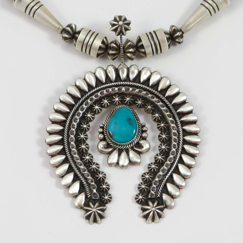 Blue Gem Turquoise Squash Blossom