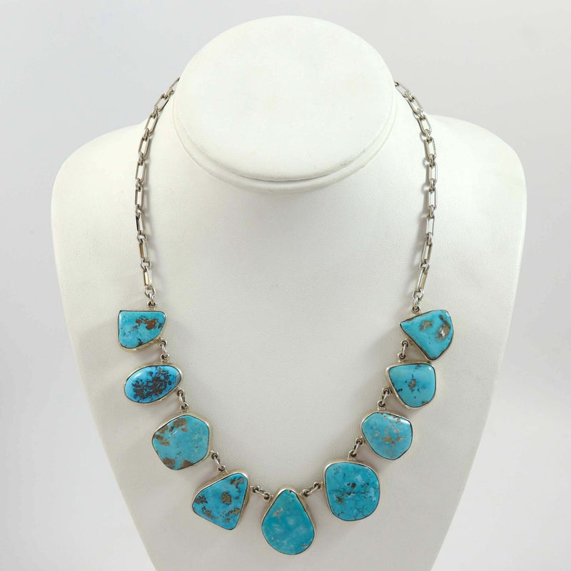 Turquoise Tab Necklace