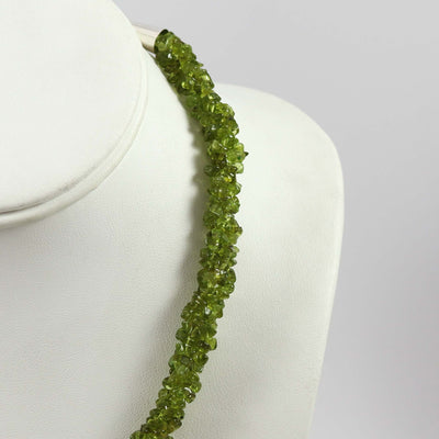 Twisted Peridot Necklace
