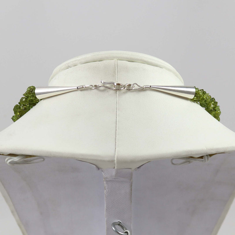 Twisted Peridot Necklace