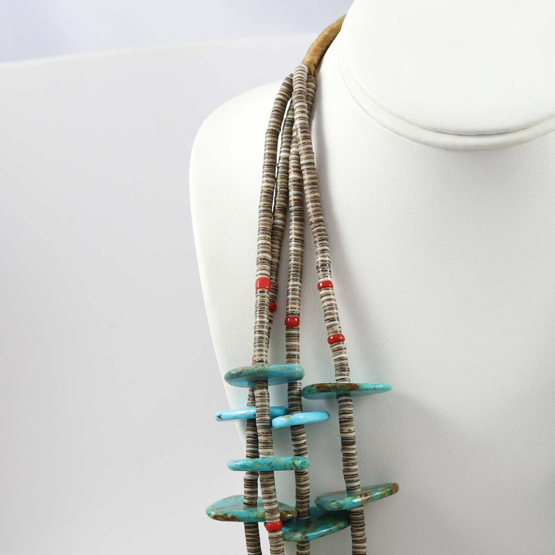 Turquoise Tab Necklace