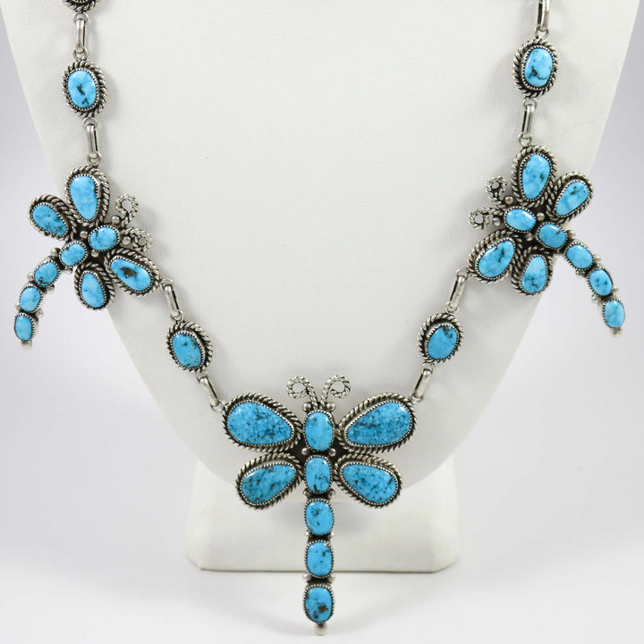 Collier Libellule Turquoise