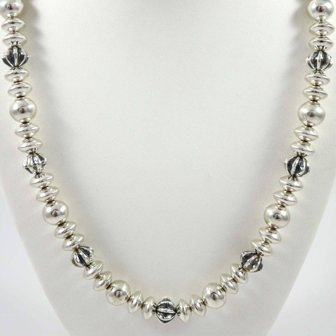 Silver Bead Necklace