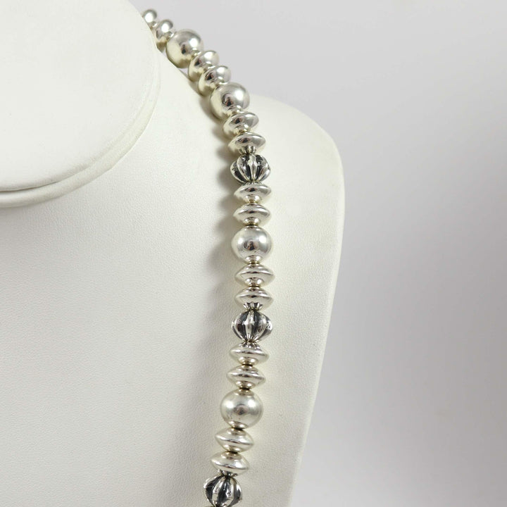 Silver Bead Necklace