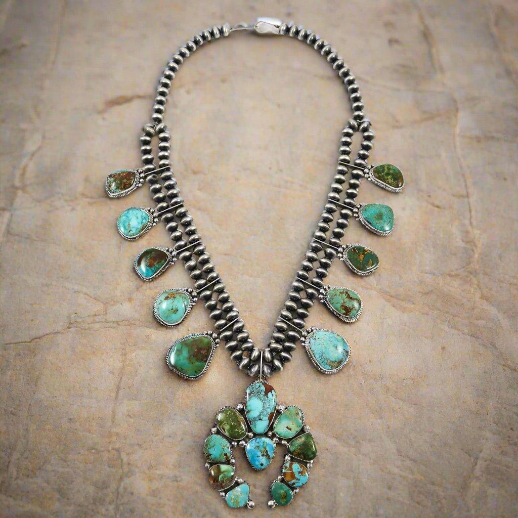 Fleur de courge turquoise Royston