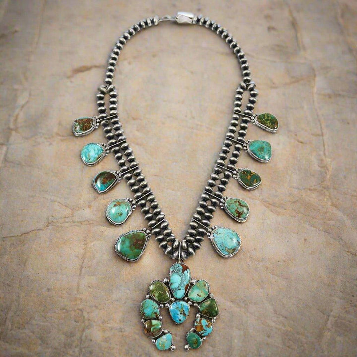 Fleur de courge turquoise Royston