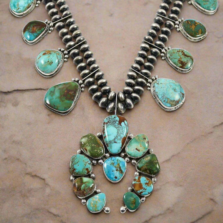 Fleur de courge turquoise Royston