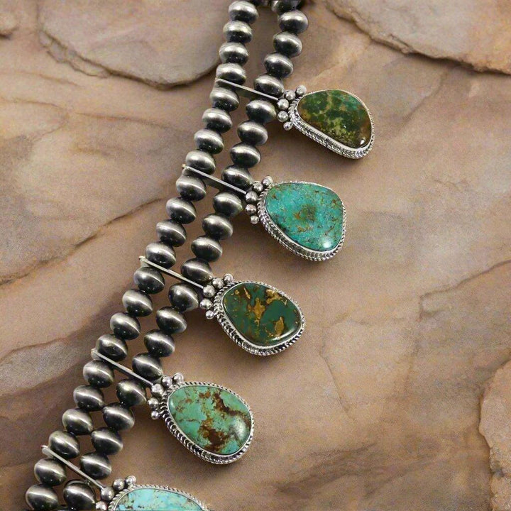 Fleur de courge turquoise Royston