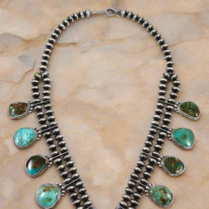 Fleur de courge turquoise Royston