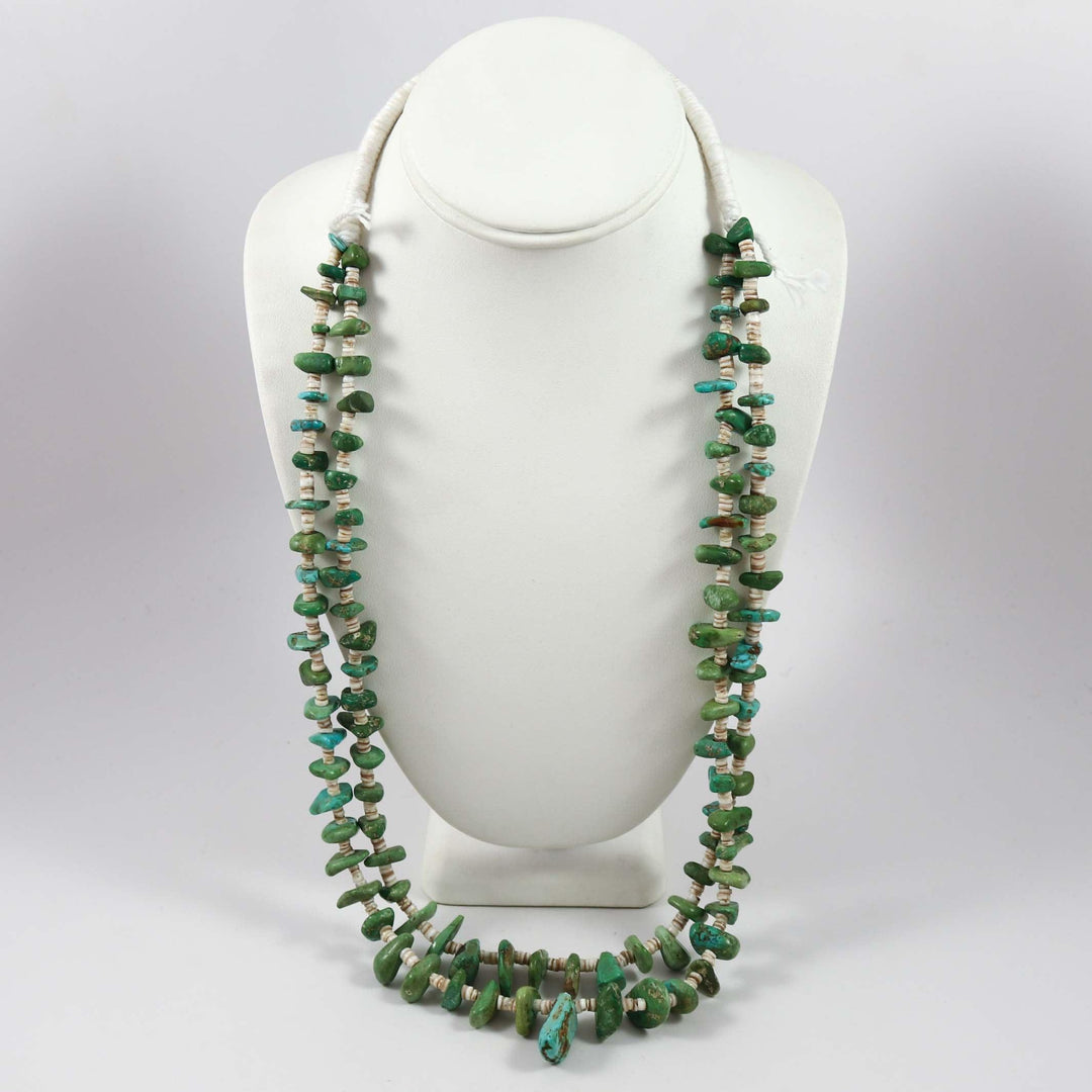 1950s Turquoise Nugget Necklace by Vintage Collection - Garland's