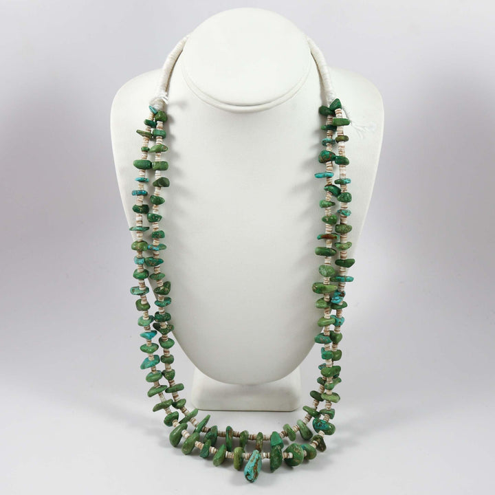 1950s Turquoise Nugget Necklace by Vintage Collection - Garland's